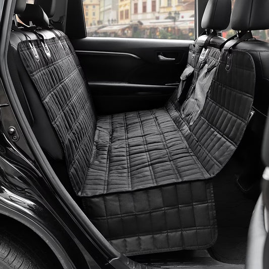 Waterproof Dog Car Seat Cover with Mesh Window