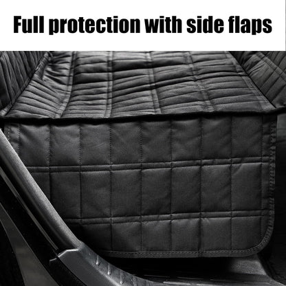 Waterproof Dog Car Seat Cover with Mesh Window