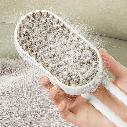 3-in-1 Steam Pet Grooming Brush – Remove Loose Fur & Reduce Shedding