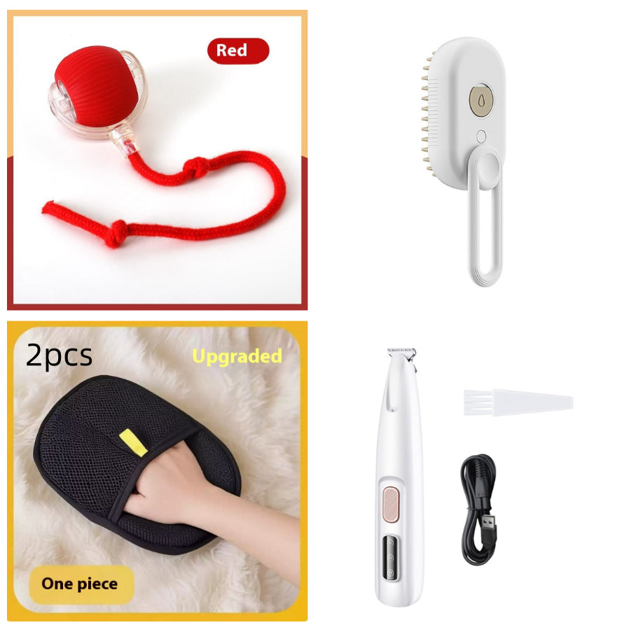3-in-1 Steam Pet Grooming Brush – Remove Loose Fur & Reduce Shedding