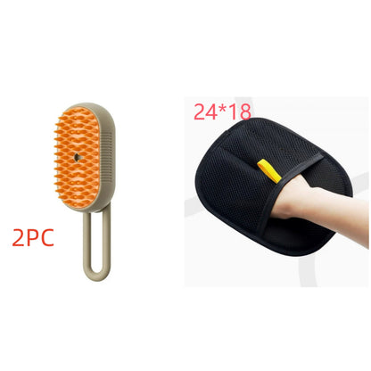 3-in-1 Steam Pet Grooming Brush – Remove Loose Fur & Reduce Shedding