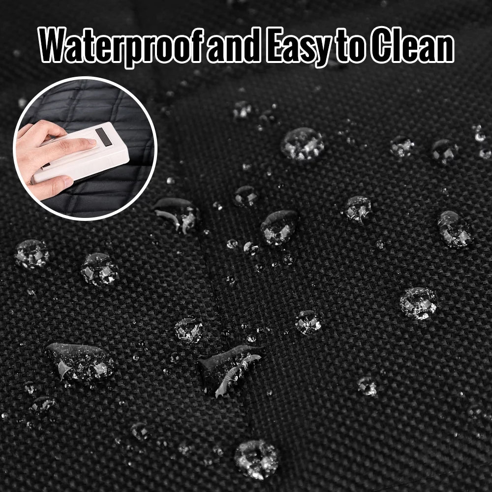 Waterproof Dog Car Seat Cover with Mesh Window