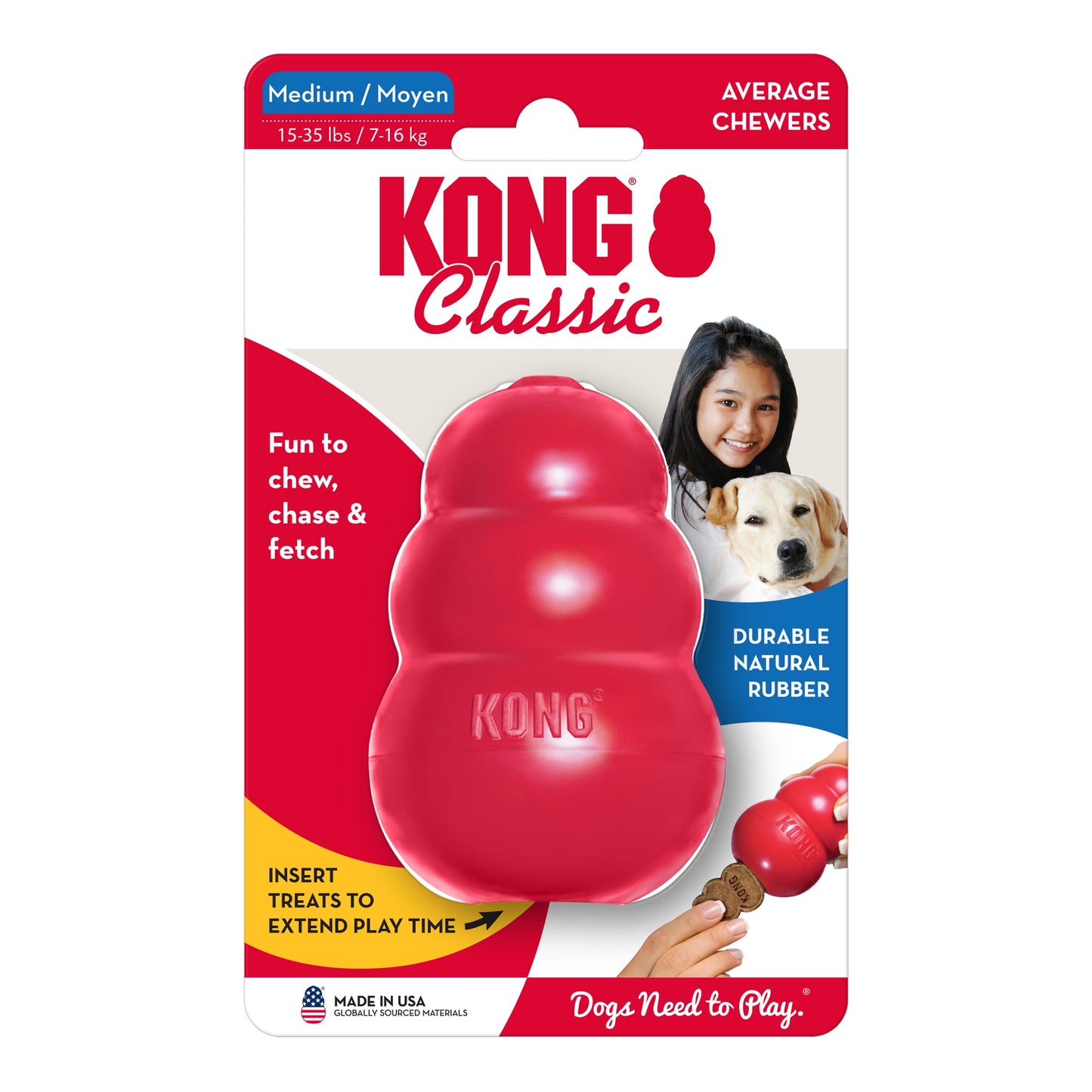 KONG Classic Treat Dispensing Dog Toy