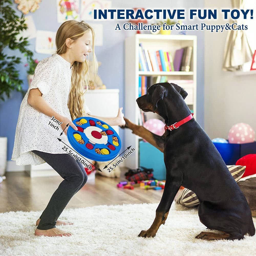 Dog Puzzle Feeder – Interactive IQ Training Toy