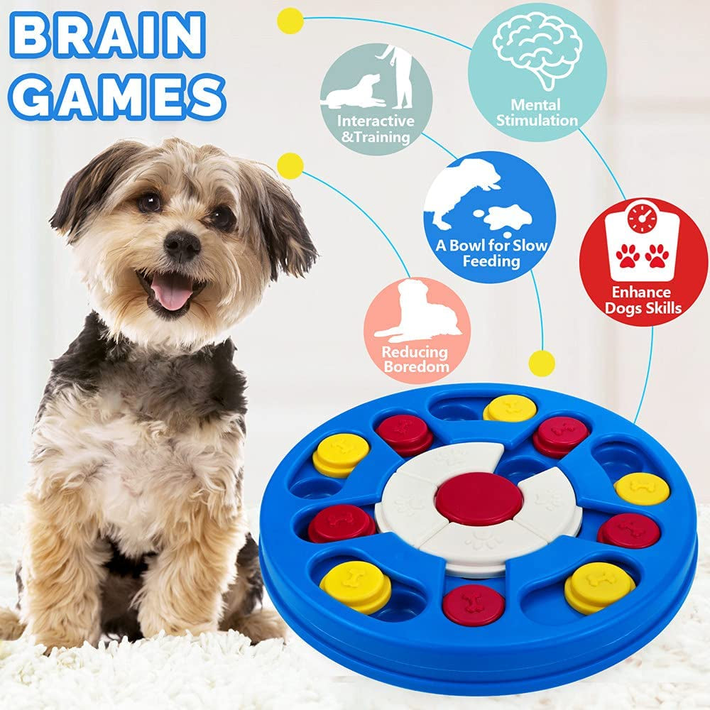 Dog Puzzle Feeder – Interactive IQ Training Toy