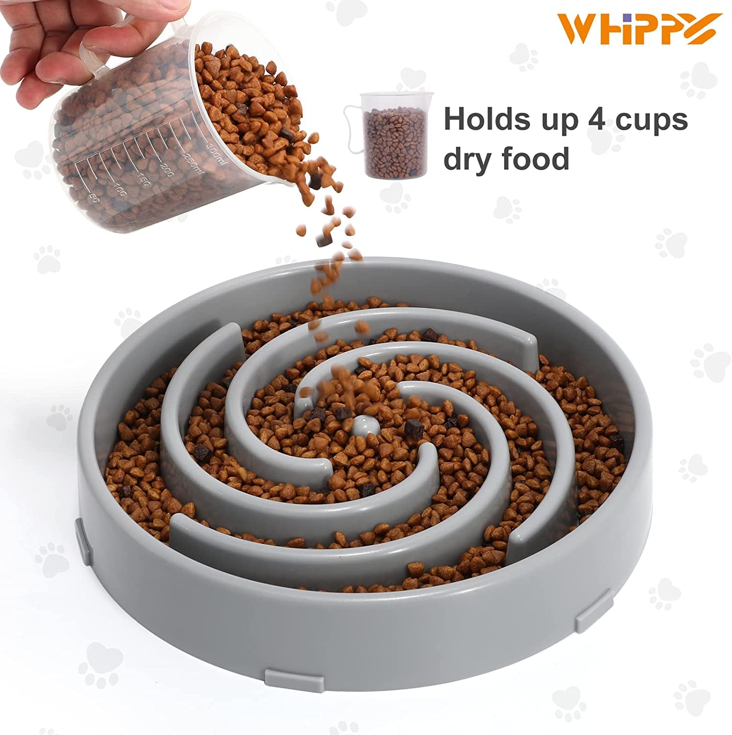 Slow Feeder Dog Bowl – Maze Puzzle Bowl for Dogs