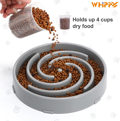 Slow Feeder Dog Bowl – Maze Puzzle Bowl for Dogs