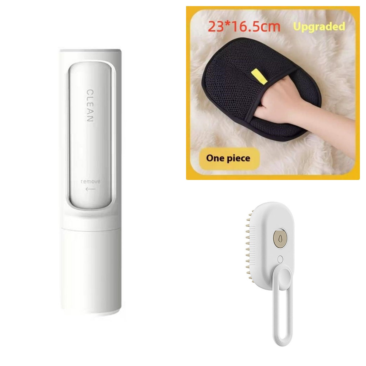 3-in-1 Steam Pet Grooming Brush – Remove Loose Fur & Reduce Shedding